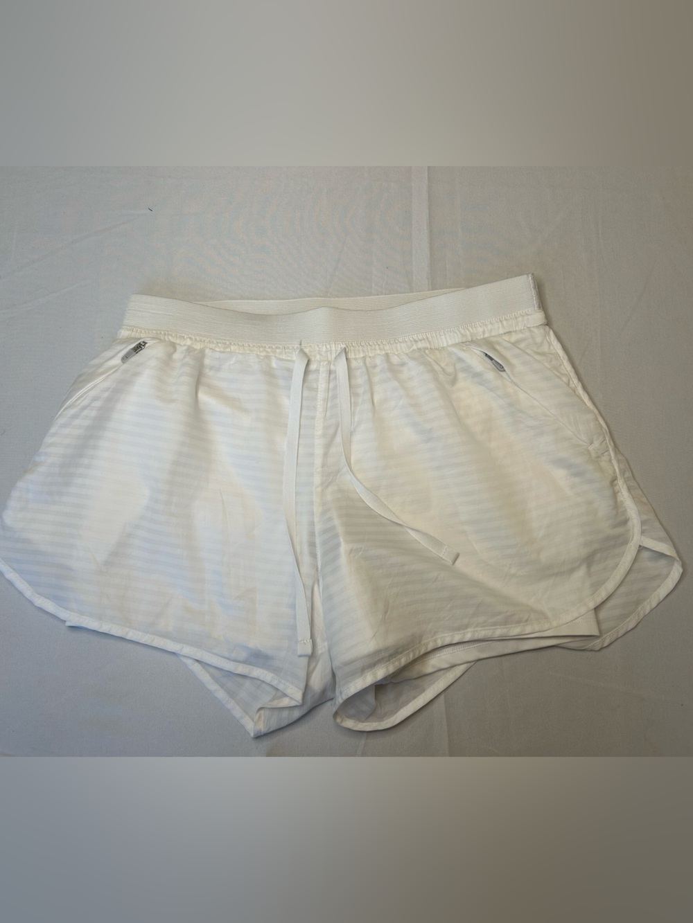 Gap White Women's Athletic Shorts with under biker shorts